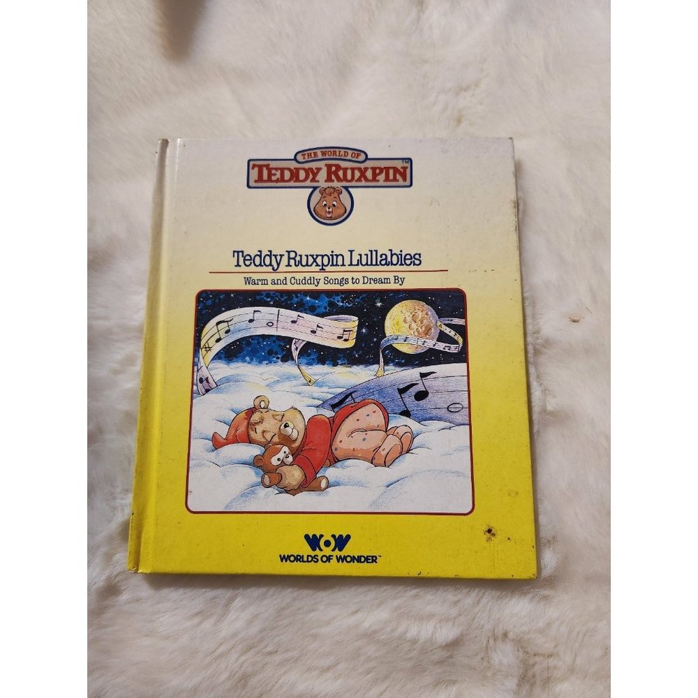 Teddy Ruxpin Lullabies Vintage Book